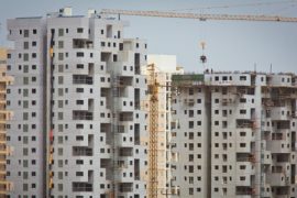 המרכז מוביל בהתחלות בניה. צילום: משה שי | פלאש 90