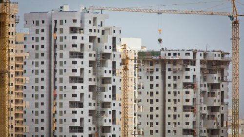 המרכז מוביל בהתחלות בניה. צילום: משה שי | פלאש 90